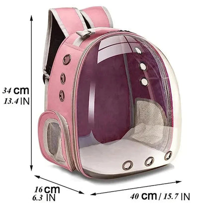 PawsJourney Pet Backpack Bowlift