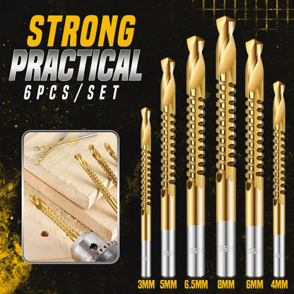 BowLift | Titanium-coated high-speed steel bits with tags (6 pcs.)