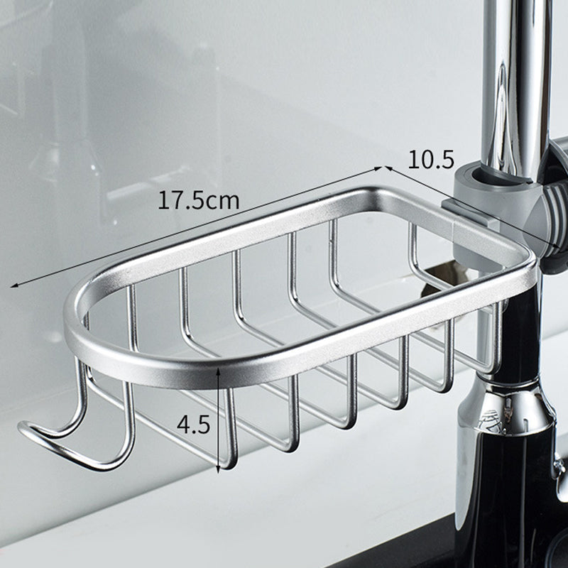 Shower holder for Shampoo & Soap – Stainless Steel – Silver or Black – No Drilling | Bowlift