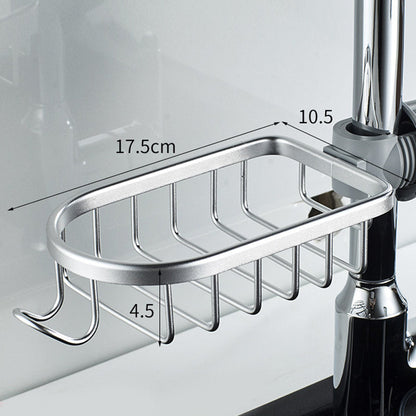Shower holder for Shampoo & Soap – Stainless Steel – Silver or Black – No Drilling | Bowlift