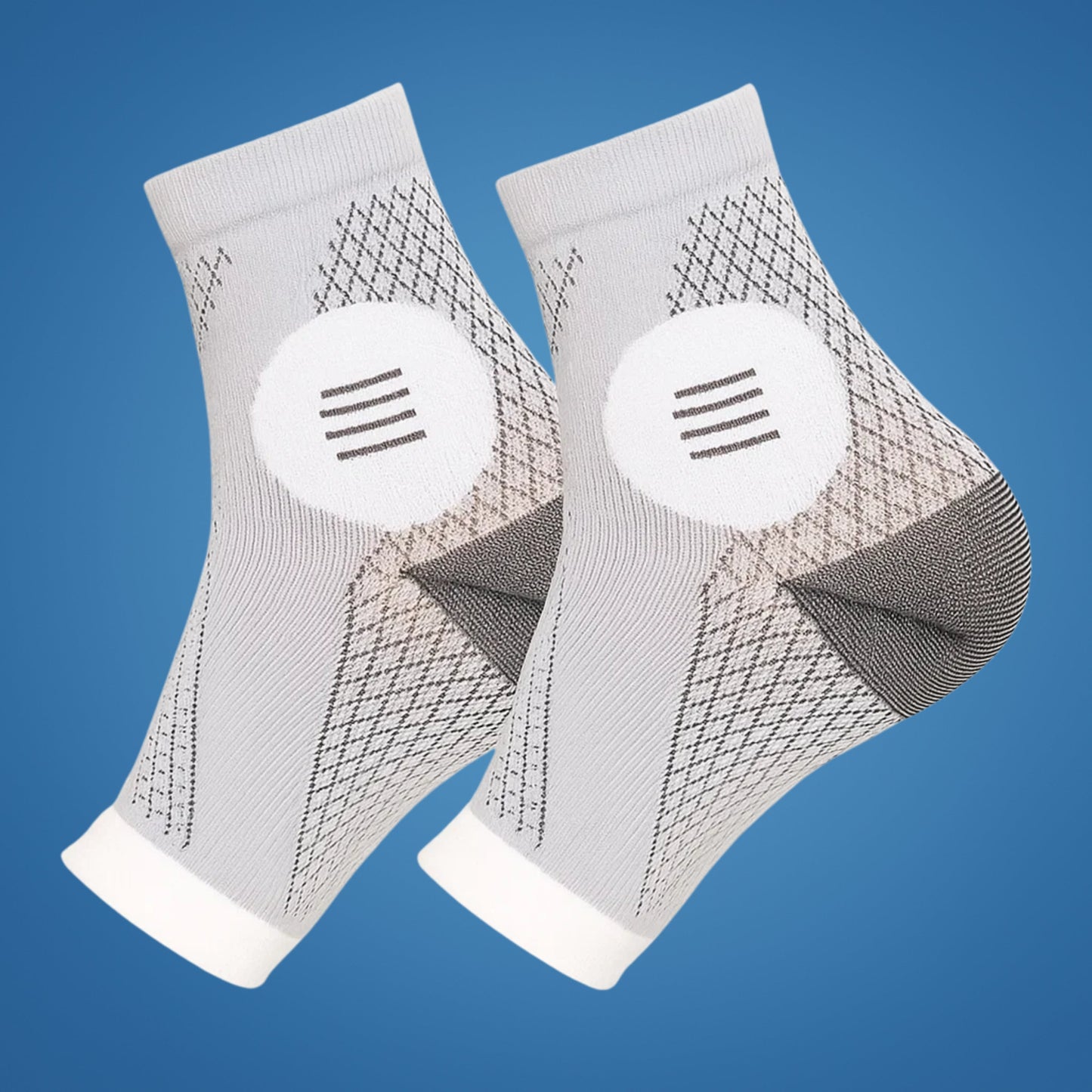 Neurowear | Neuropathy Compression Socks – Graduated 20–31 mmHg – Breathable Toeless Design – All‑Day Relief for Swollen Feet Bowlift