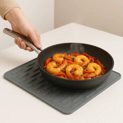 Skanto | Heat-Resistant Silicone Drying Mat | Quick Drying, Non-Slip & Space Saving for Kitchen Organization