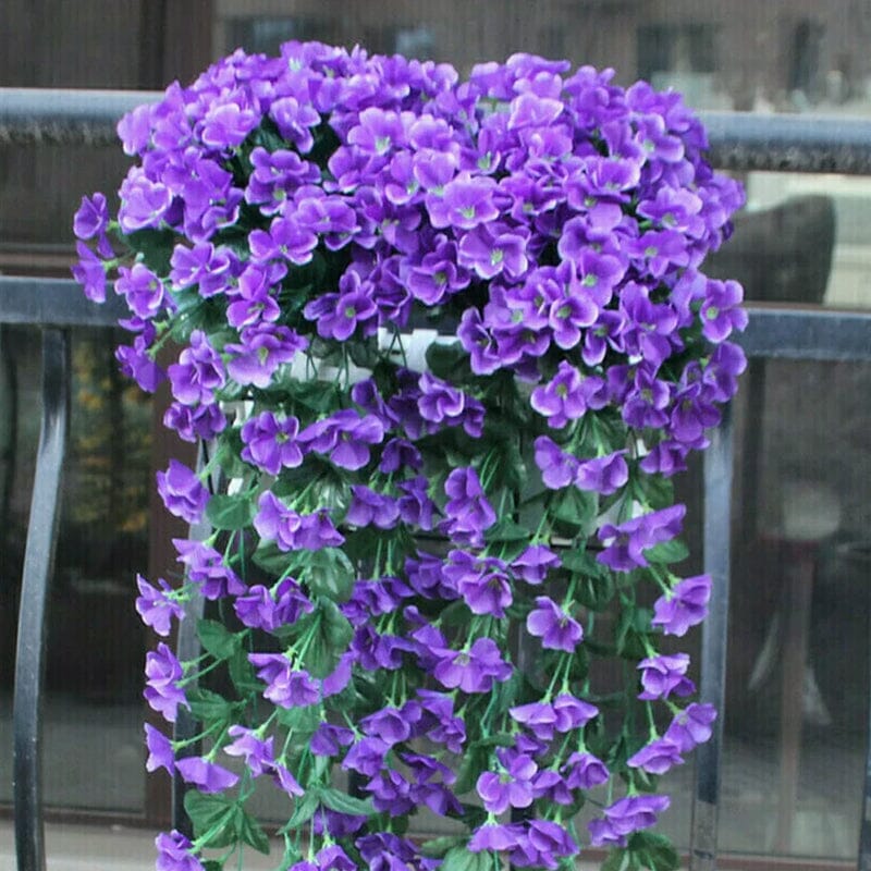 Lifelike artificial hanging orchid bundles | Karnz