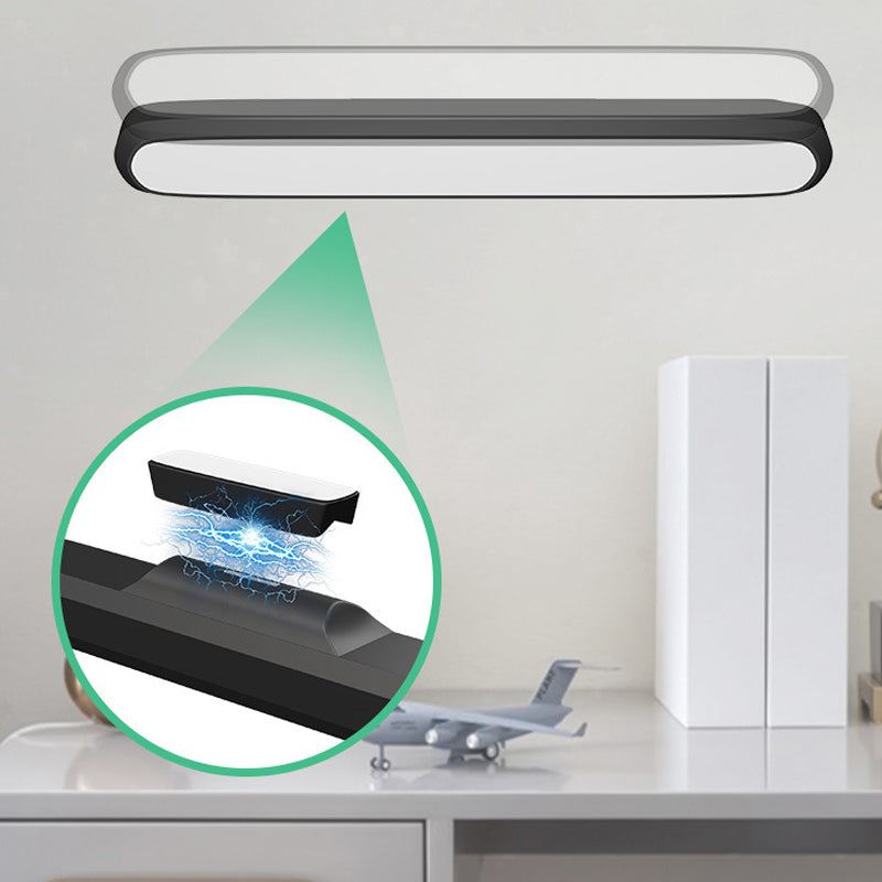 Magnetic rechargeable touch lamp with long battery life