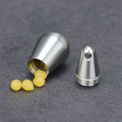 BowLift | Titanium Droplet Mini Pill Box - Waterproof Travel Case
