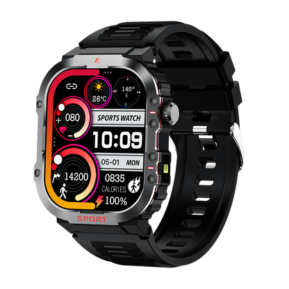 Skanto | Sugar PRO 5 | Smart Glucose Monitoring Watch – Track Blood Sugar, Heart Rate & Fitness