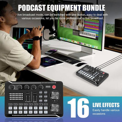 Live sound card with DJ mixer effects & voice changer | Bowlift