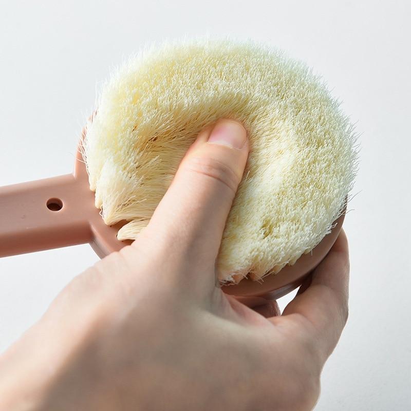 2 In 1 Bathing Scrubbing Long Handle Brush Bowlift