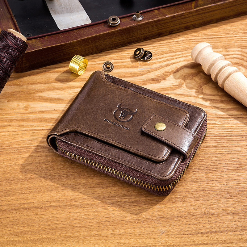 Multifunctional Anti-RFID Leather Wallet | Bowlift