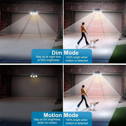 Skanto | Solar Outdoor Security Floodlight with Motion Sensor