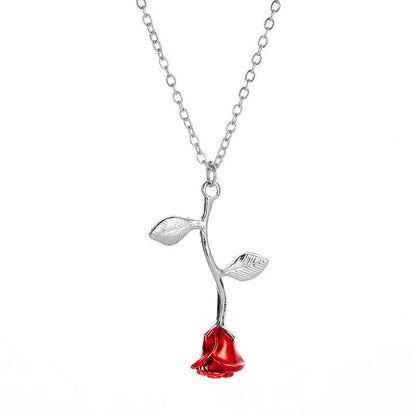 Skanto | 3D Rose Pendant Necklace