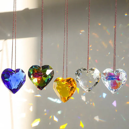 Skanto | Hanging Heart Sun Catcher Prism Craft Projects