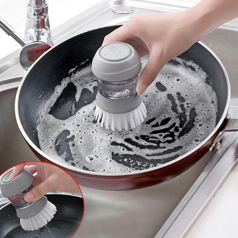 Press-type Dish Brush | Skanto