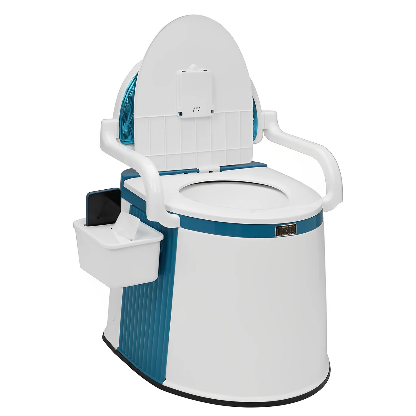 Portable Indoor and Outdoor Toilet with Detachable Bucket for Adults and Seniors