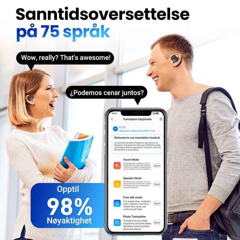 Skanto | Smart Wireless Bluetooth Translation Earbuds