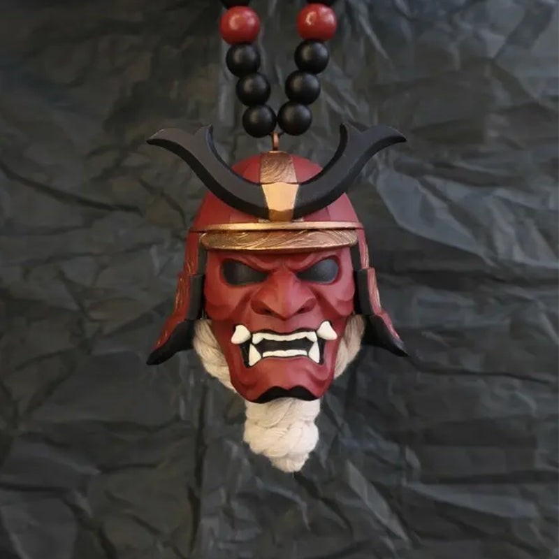 Samurai helmet car trailer