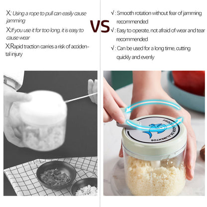Skanto | Portable Manual Fast Garlic Vegetable Chopper