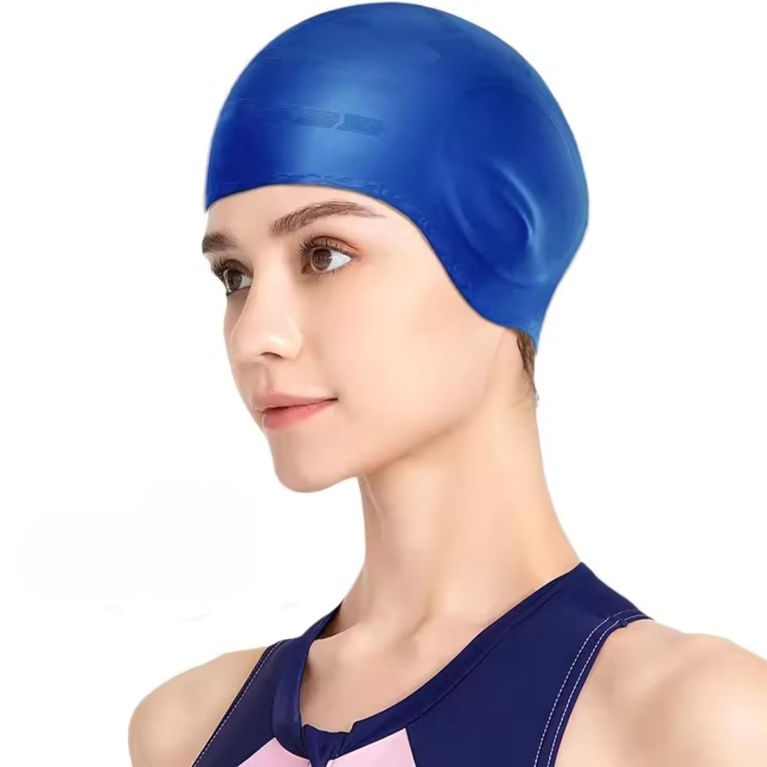 BowLift | Silicone Swim Cap with Ear Protection for Long Hair