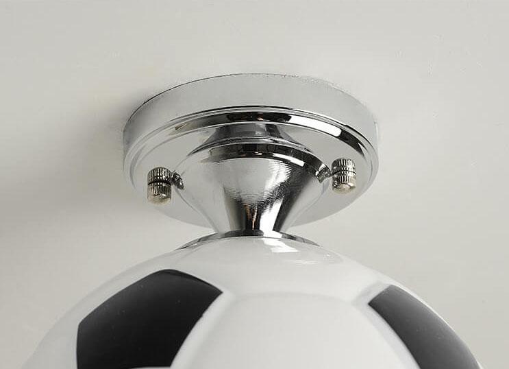Skanto | SportLume Creative Ceiling Light | Basketball & Soccer Design | Semi-Flush Mount | Glass Lamp