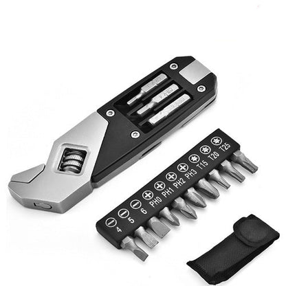 BowLift | Multi-Function Portable Stainless Steel Adjustable and Foldable Allen Wrench With Screwdriver, for Everyday Use