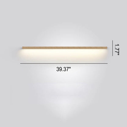 ZenBeam Japanese LED Wall Light | Solid Wood Design | Modern Accent Light