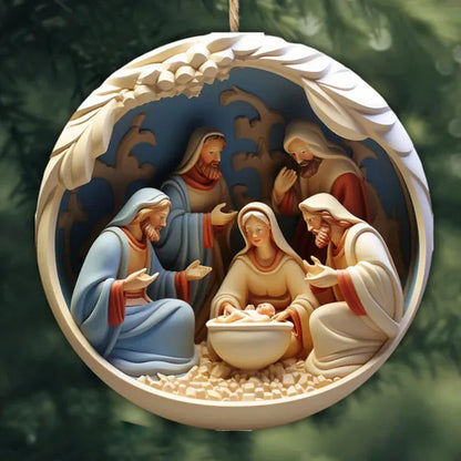 Skanto | Crib Christmas Ornament