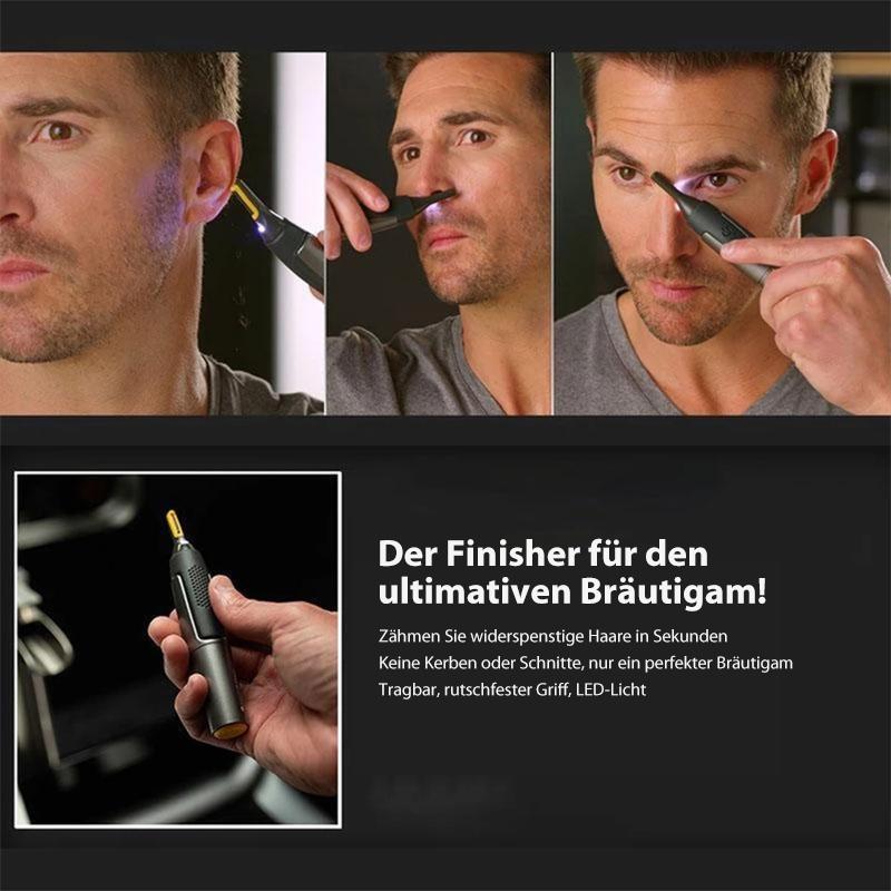 Brehn | Ultra-thin Precision Trimmer | Micro-Oscillation Blades | Titanium-Stainless Steel Technology | Integrated LED Illumination | Ergonomic Design