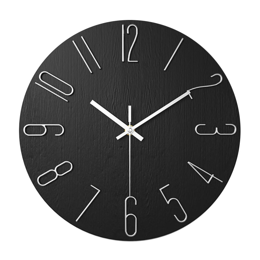 Skanto | Noble Wall Clock – Modern & Silent Clock for Living Room