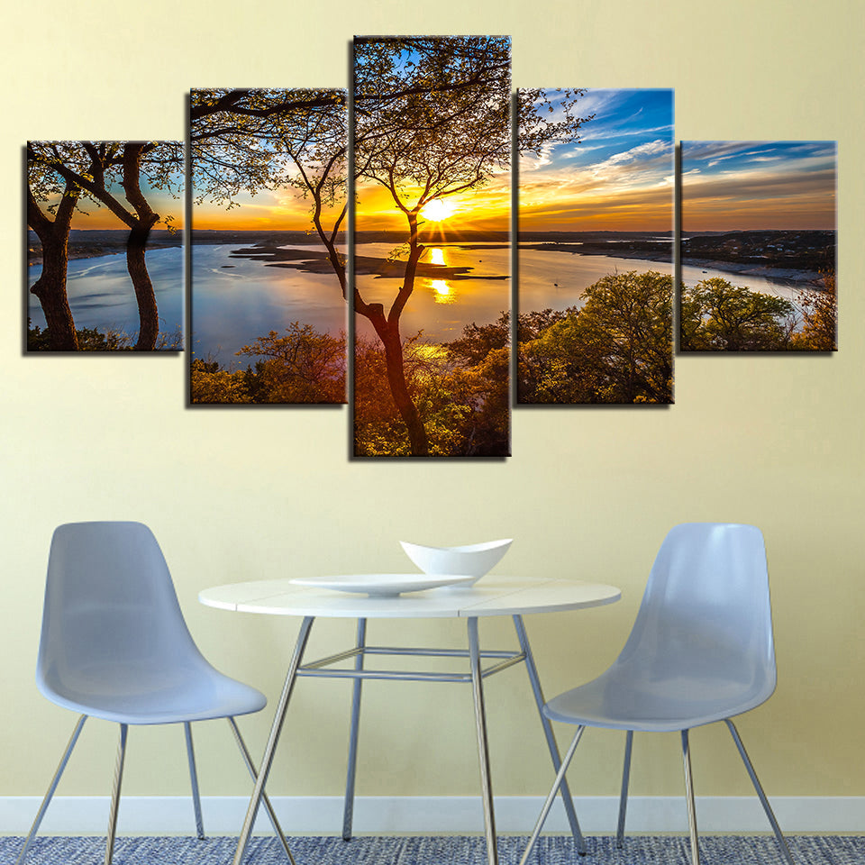 Warm Landscape - Canvas Wall Art Painting | Bowlift