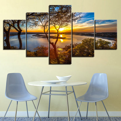 Warm Landscape - Canvas Wall Art Painting | Bowlift