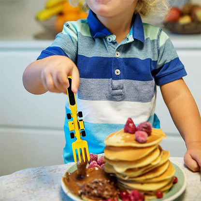 Skanto | Constructofork Bulldozer Kids' Cutlery Set