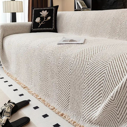 Skanto | Stripe Herringbone Sofa Cover