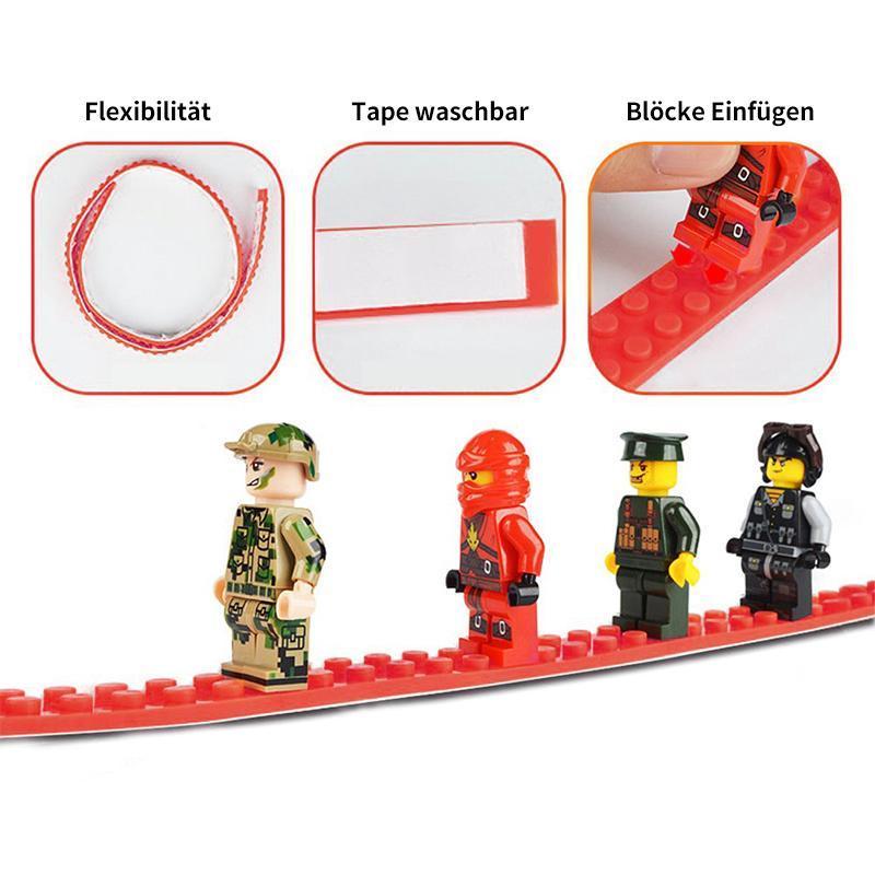 Self-adhesive building block silicone tape