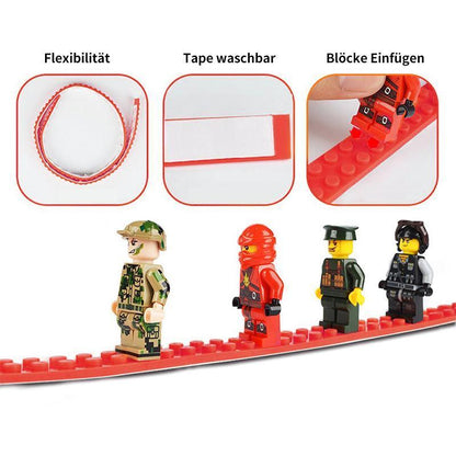 Self-adhesive building block silicone tape