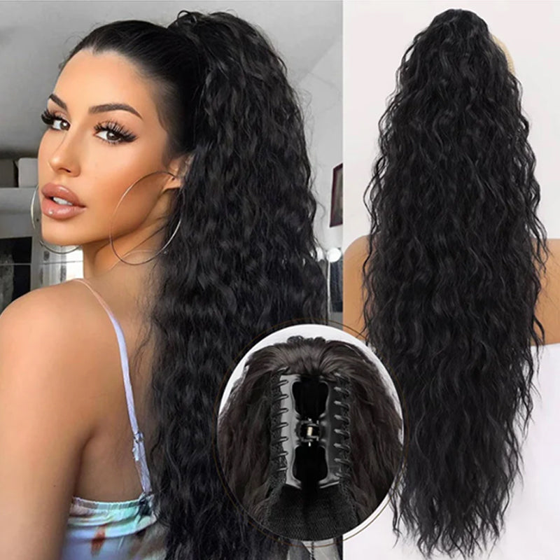 Skanto | Water Wave Ponytail Wig