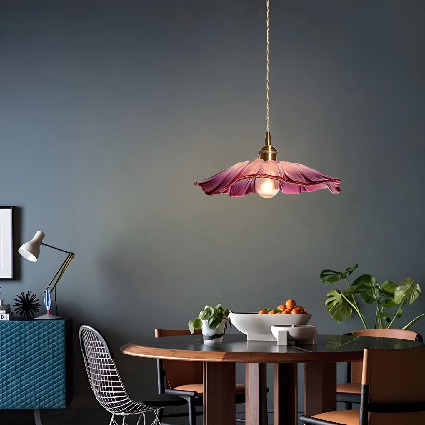 Pendant Lamp with Floral Motif – Warm Light & Stylish Design | For Your Home | Karnz