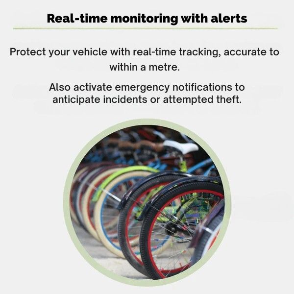 BowLift | Smart TAG BikeTracker | Ultra-Precise, Subscription-Free & Water-Resistant for Bicycles, Cars & Motorcycles