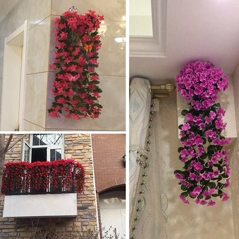 Lifelike artificial hanging orchid bundles | Karnz