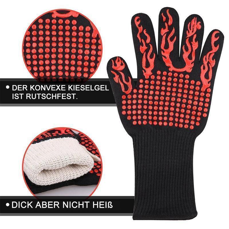 Bequue professional grill gloves heat-resistant gloves - 1 pair | Brehn