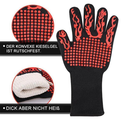Bequue professional grill gloves heat-resistant gloves - 1 pair | Brehn