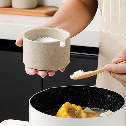 Skanto | Rustic Ceramic Spice Jar Set