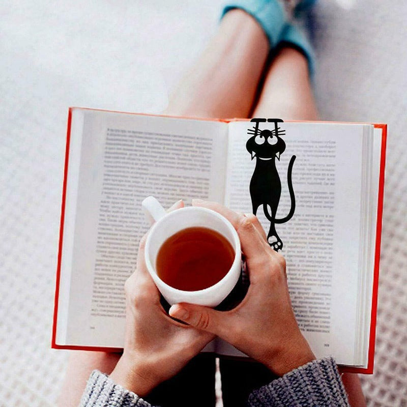 Neckline Black Cat Bookmark Bowlift