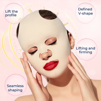 FirmLift | Anti-Wrinkle Face Lifting Mask – Reusable Compression – Soft Ergonomic Fit – Tightening and Firming Overnight for Mature Skin Karnz