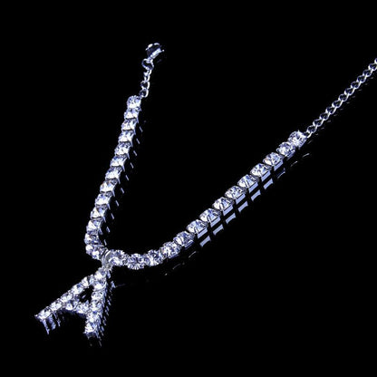 BowLift | Rhinestone Letter Anklet