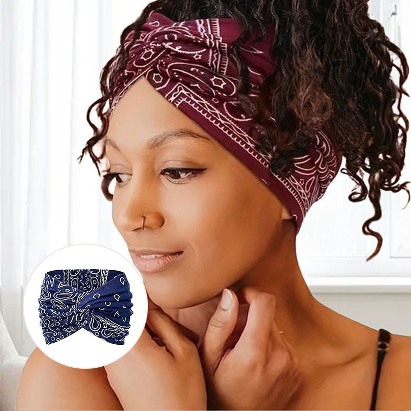 Brehn | Vintage-style Wide Batik Headband