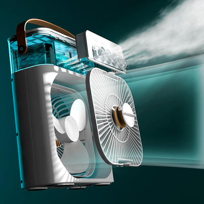 Spray Cooling Fan with Water Can | Bowlift