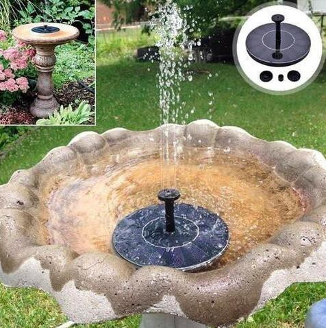 BowLift | Solar-powered water bubbler for bird baths – bubble fountain with solar panel