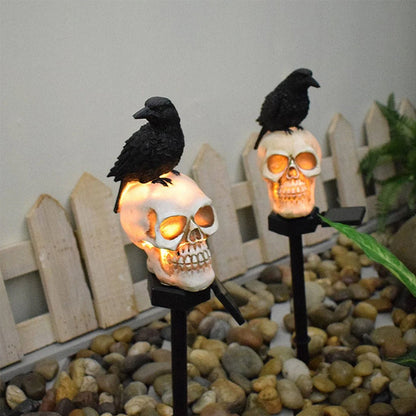 Brehn | Halloween Solar Skull Crows Decorative Lights