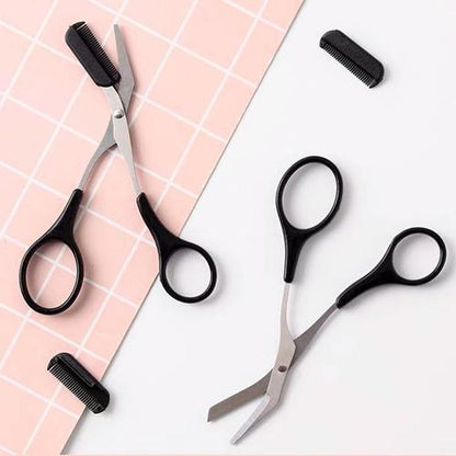 Scissors for trimming eyebrows