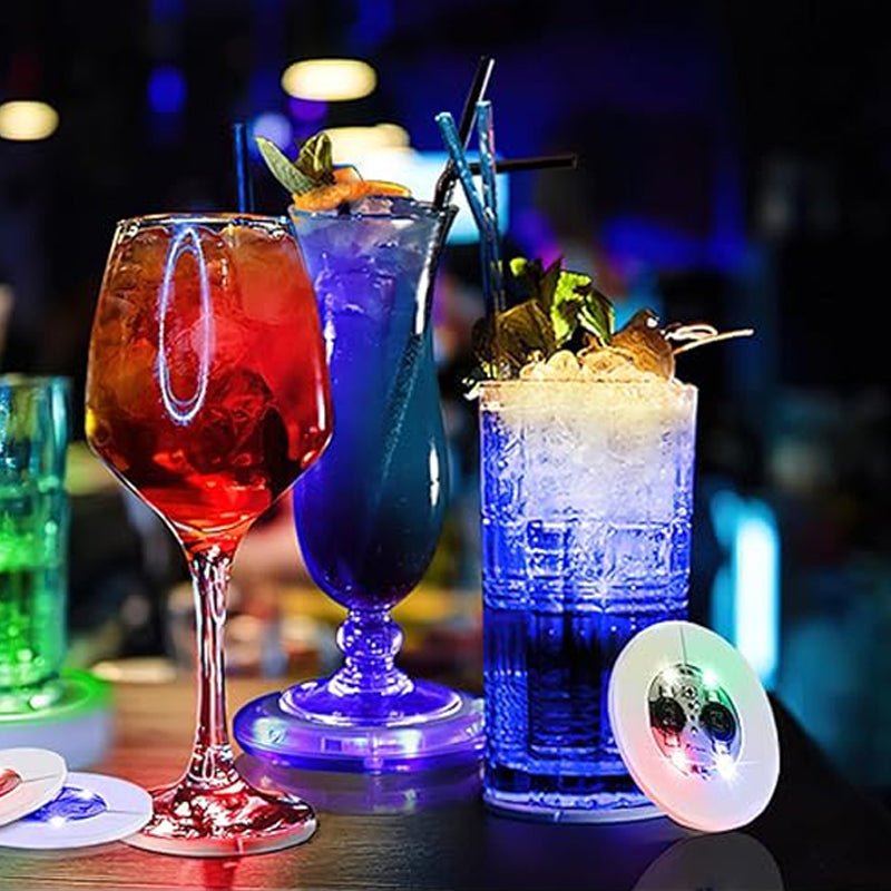 Skanto | LED Luminous Bottle Stickers and Coasters